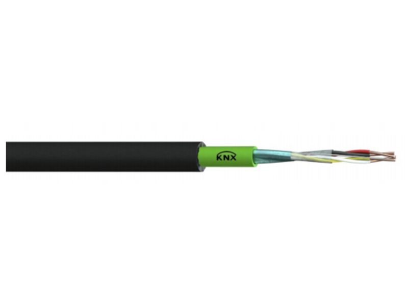 100m 2 Pair 0.8mm KNX Cable LSZH PE Black