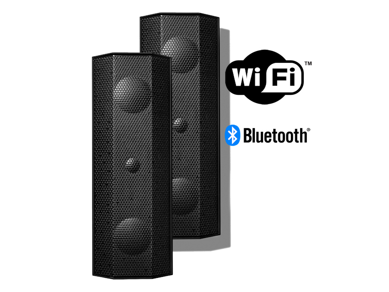 (2) LITHE AUDIO iO1 WiFi Speaker - Black