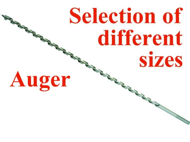 8mm x 400mm JORAN Wood Auger Drill Bit