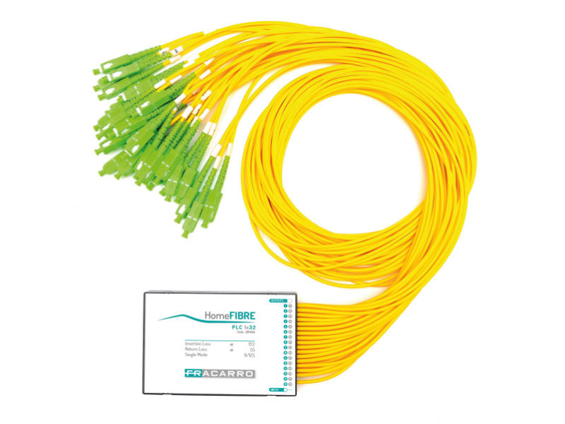 FRACARRO 32 Way Fibre Splitter + Leads