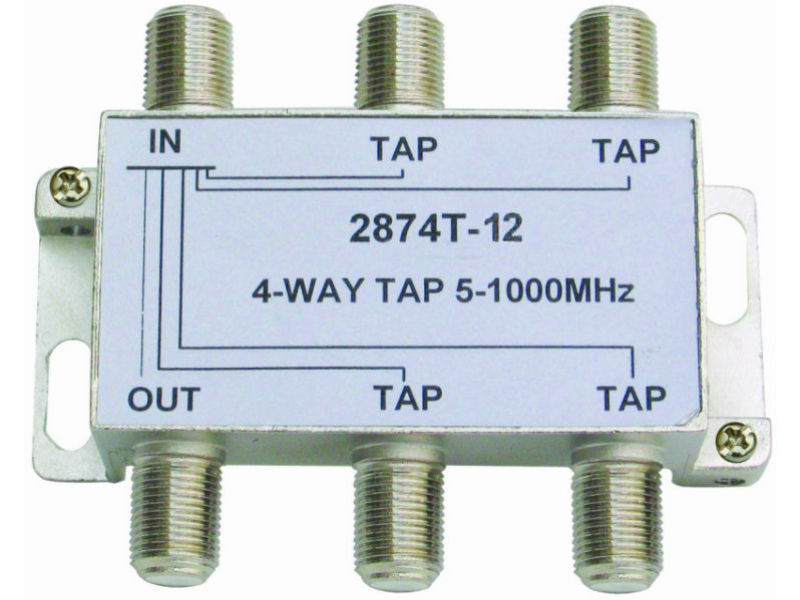 SAC 4-12 F Type Tap (5-1000MHz)