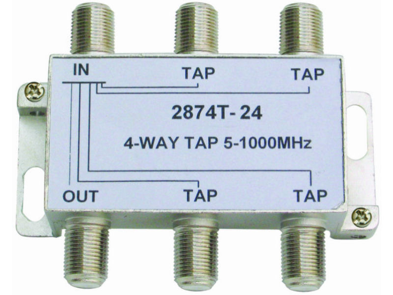 SAC 4-24 F Type Tap (5-1000MHz)