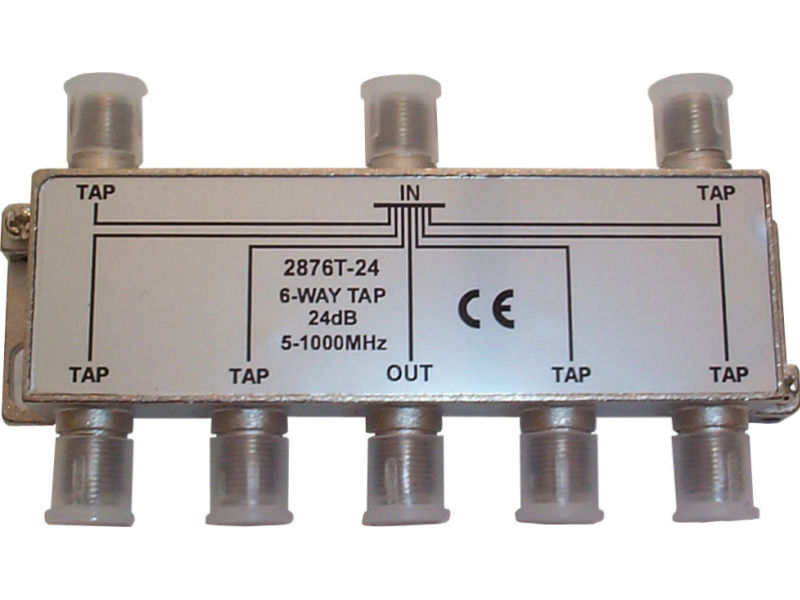 SAC 6-24 F Type Tap (5-1000MHz)