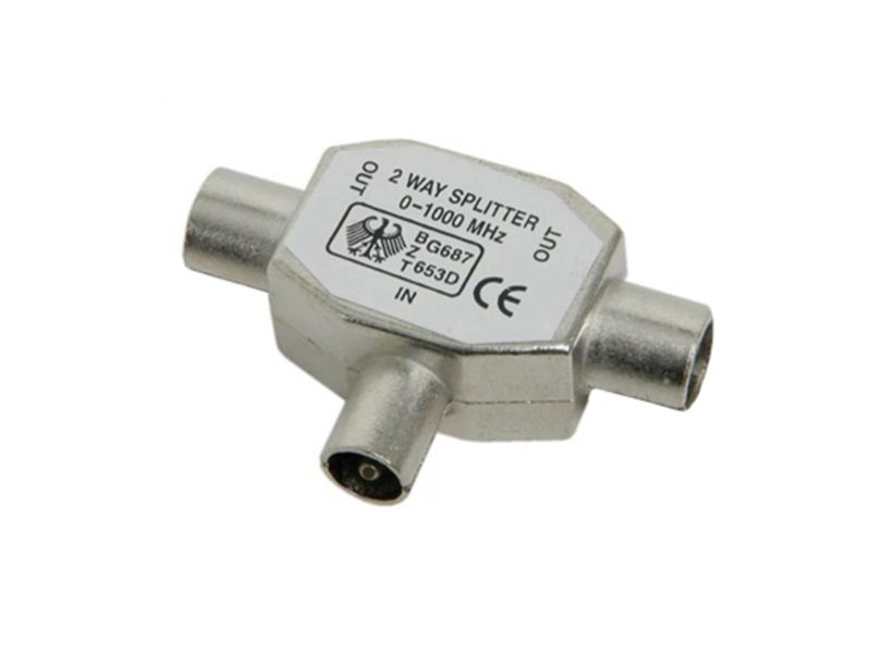 102 MM/F 2 Way Splitter Metal Y Shape