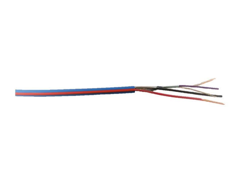 (m) WEB 18/22 Red Stripe 2 Core 18 AWG +
