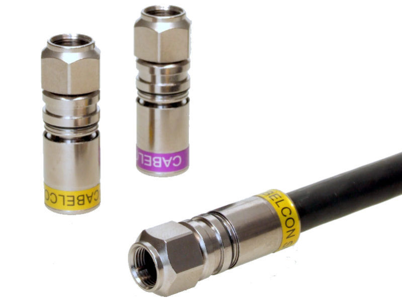 (1) CABELCON Compression F Plug 1.65mm