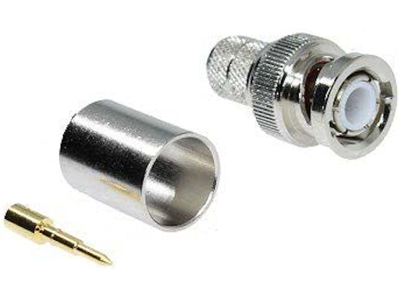 (1) WEBRO BNC Crimp Plug Connector