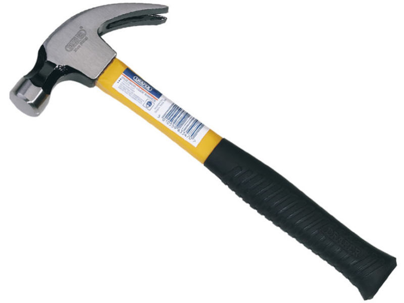 DRAPER 16oz Claw Hammer - Fibreglass