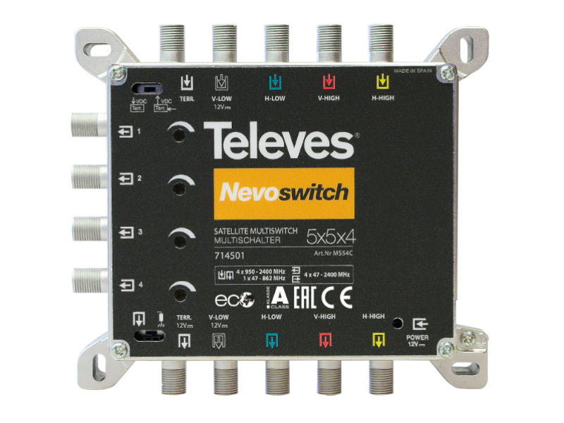 TELEVES Nevoswitch 5x5x4 CASCADE