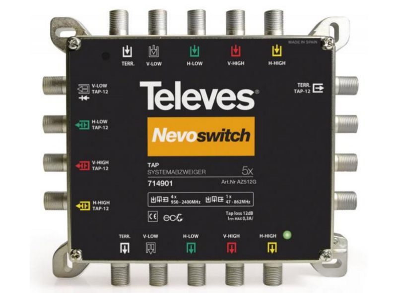 TELEVES Nevoswitch 12dB Tap
