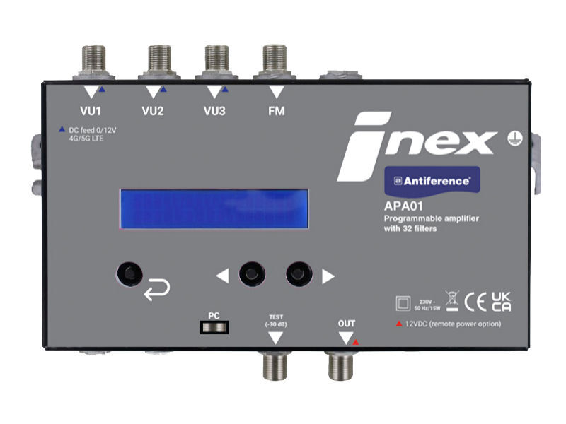 ANTIFERENCE iNex UHF/VHF Programmable Amp