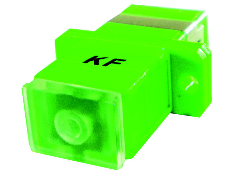 (1) KEYFIBRE Adaptor SC/APC SM with Flange