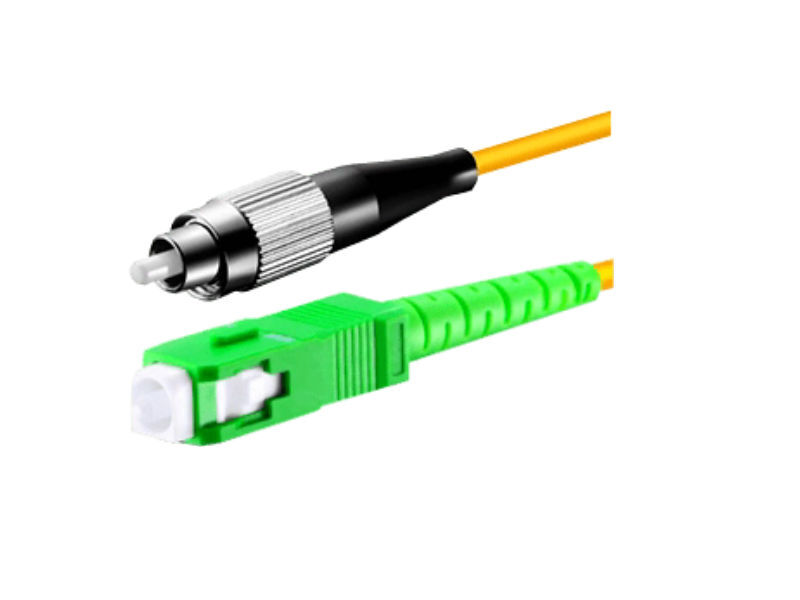 1m BLAKE OS2 FC-SCA Patch Lead Green/Black