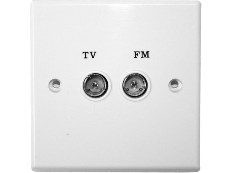 SAMSON Budget UHF-FM Diplexed Outlet Plate