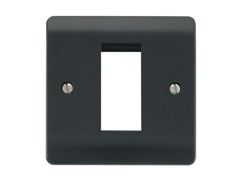 CLICK Outlet 1 Module ANTHRACITE GREY