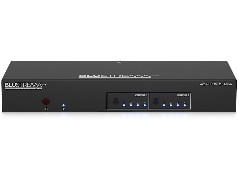BLUSTREAM Contractor 4x2 4K HDMI2.0 Matrix