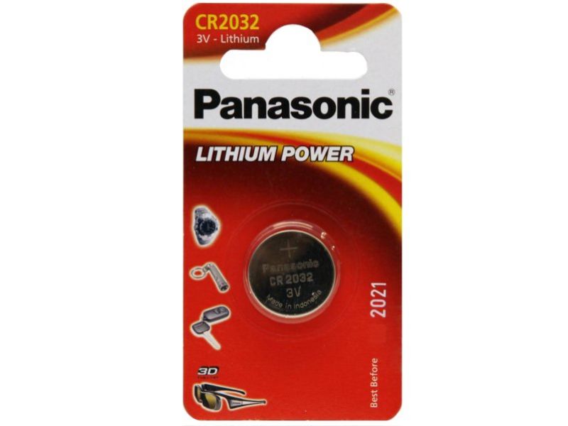 (1) PANASONIC 'COIN' 3V Lithium Battery