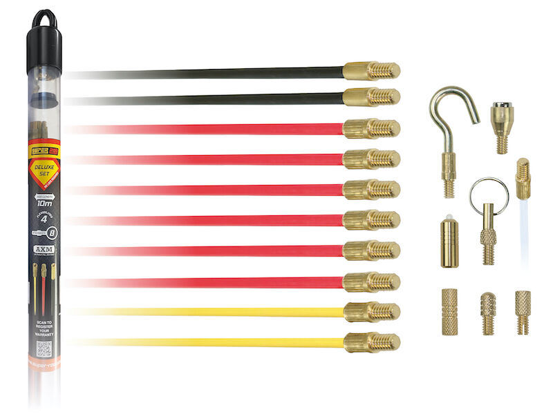 SUPER ROD Deluxe Cable Puller Set - 10m