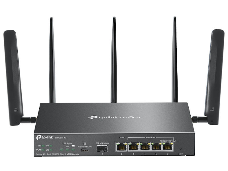 TP-LINK Omada 4G+Cat6 AX3000 VPN Gateway