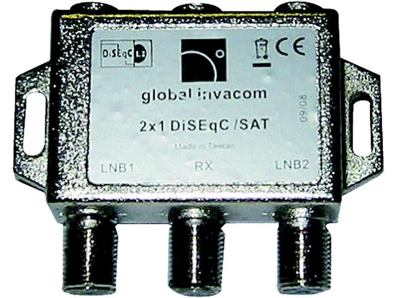 GLOBAL DiSEqC-1 2x1 SAT Switch