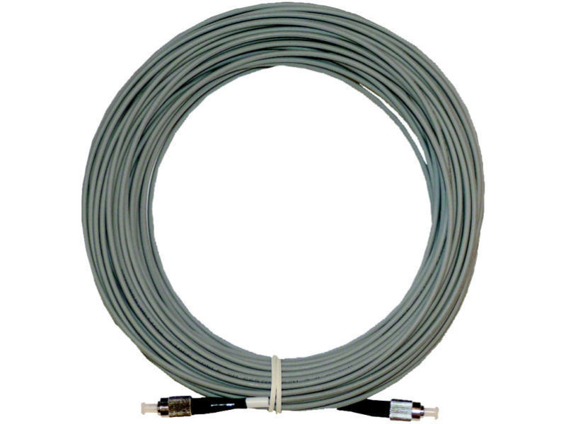 40m GLOBAL OS2 FC-FC Fibre Patch Lead Grey