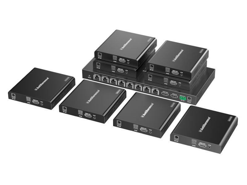 ANTIFERENCE HDMI Over CAT6 x8 Way KIT - 4K