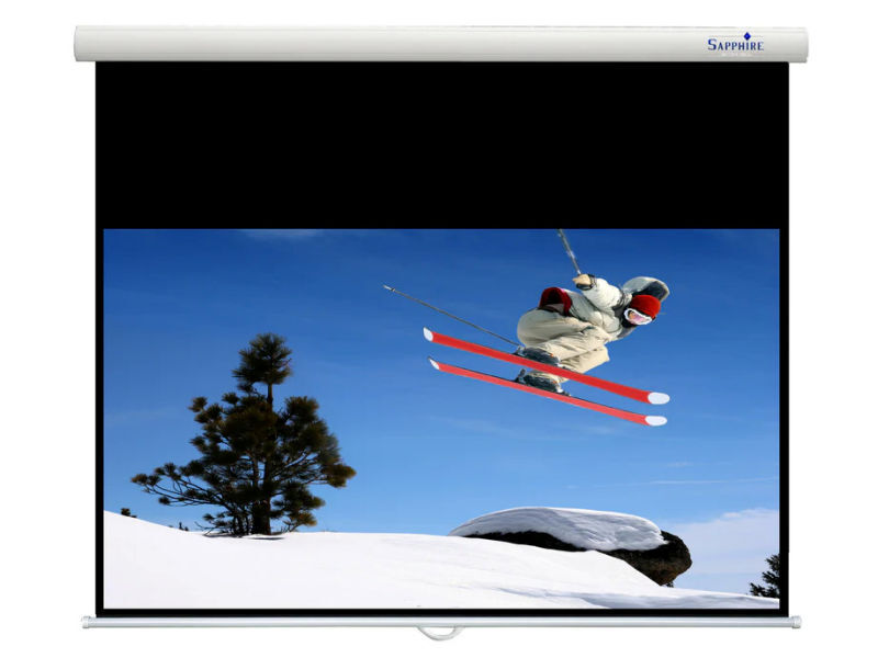 SAPPHIRE 92" Pull Down Projector Screen