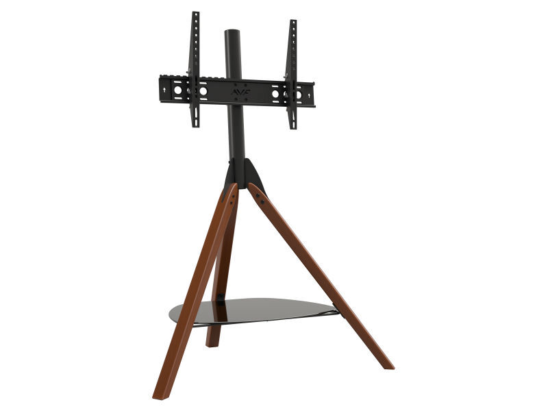 AVF PRO Hoxton Tripod TV Stand DARK WOOD