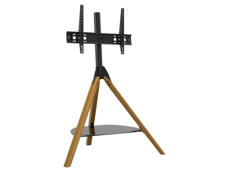 AVF PRO Hoxton Tripod TV Stand LIGHT WOOD