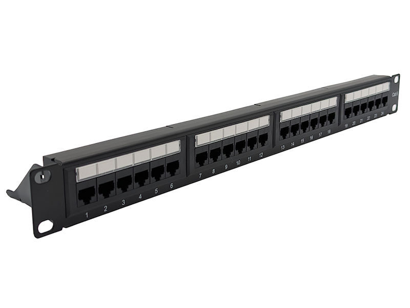 PENN-ELCOM 24 Port Cat6 Patch Panel