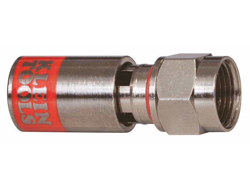 (10) KLEIN TOOLS Compression F Plug 0.58mm