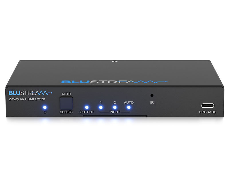 BLUSTREAM 2 Way 4K 18Gbps HDMI2.0 Switcher