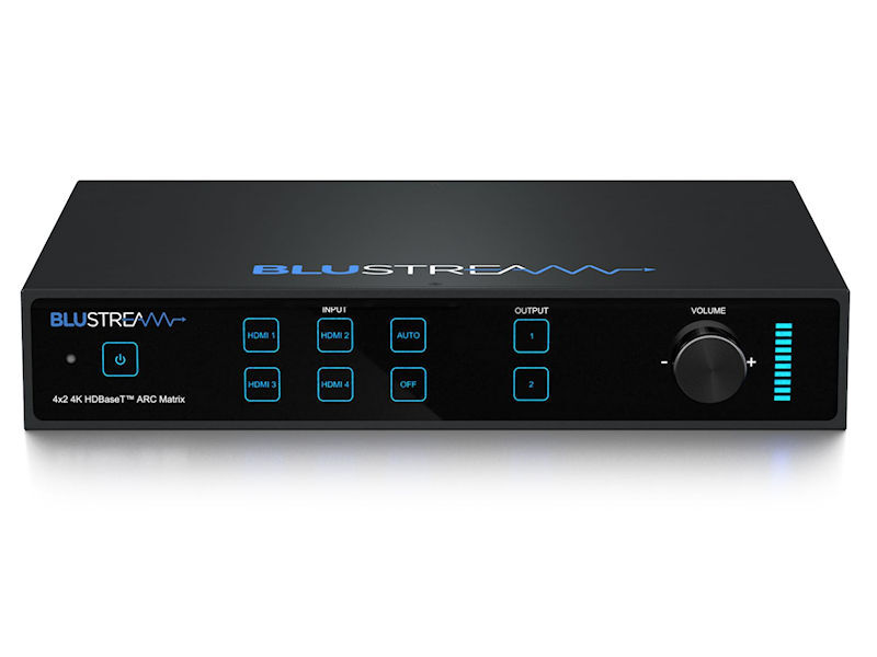 BLUSTREAM HDBaseT™ 4x2 Matrix KIT