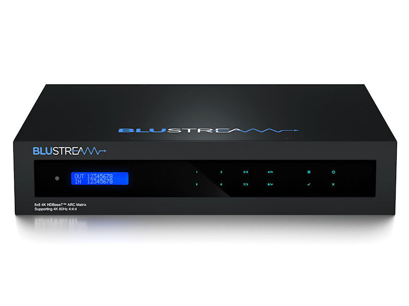 BLUSTREAM HDBaseT™ 8x8 AV Matrix