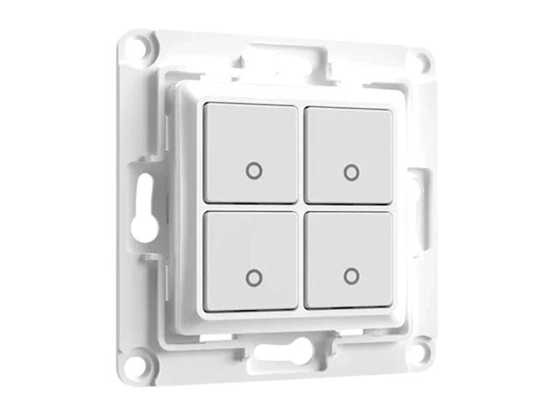 SHELLY 4 Button Wall Switch WHITE