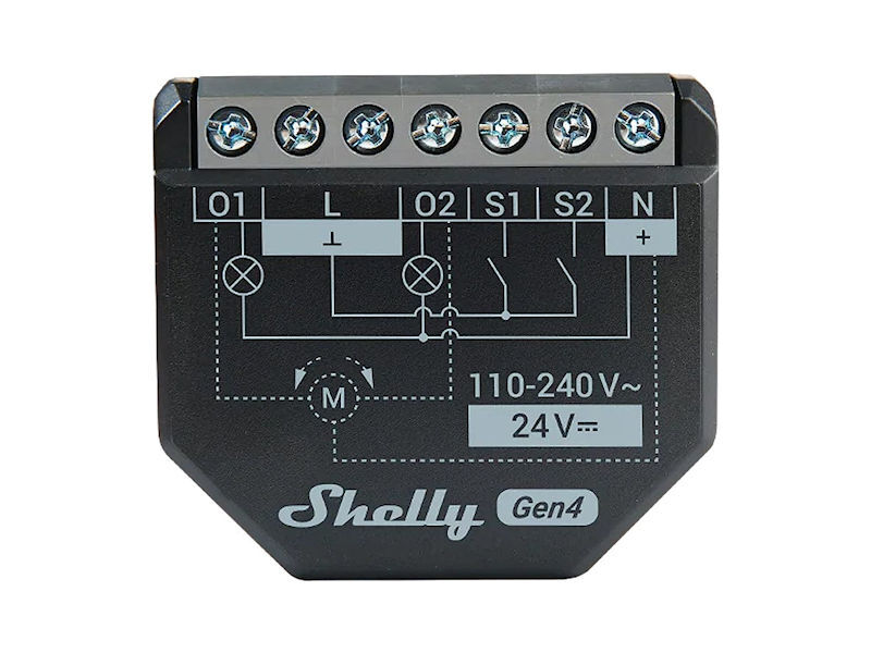 SHELLY 2PM Gen4 WiFi & Zigbee Smart Switch