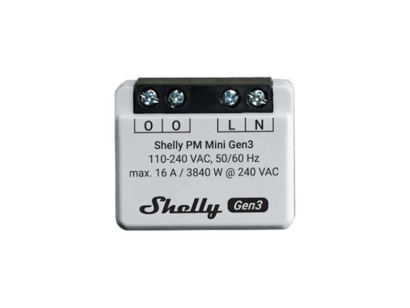 SHELLY PM Mini Gen3 Wi-Fi Power Meter