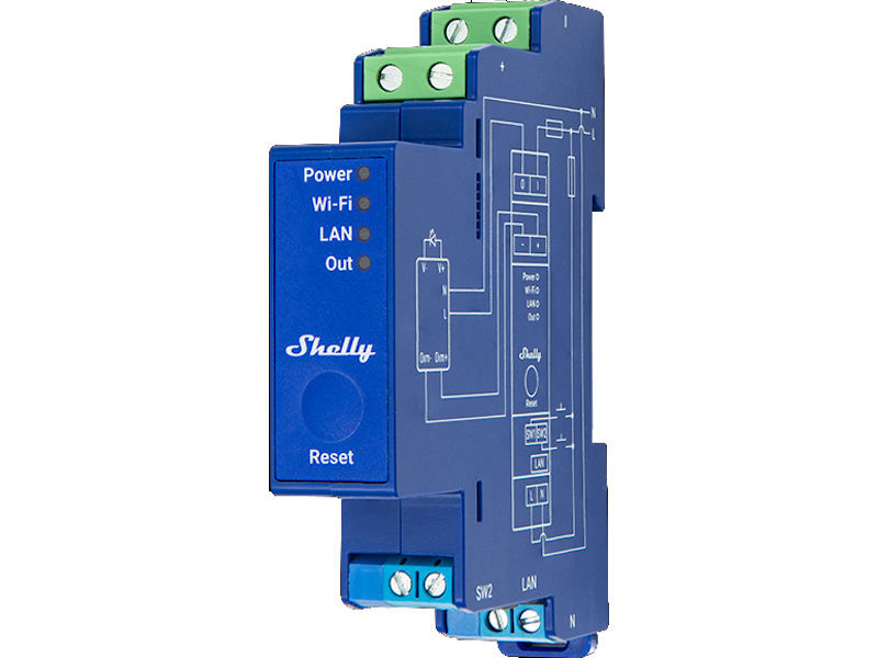 SHELLY Pro Dimmer 0/1-10V DIN Rail Mounted