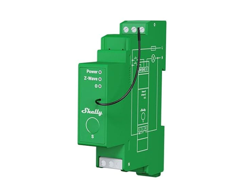 SHELLY Wave Pro Dimmer 1PM DIN Rail Dimmer
