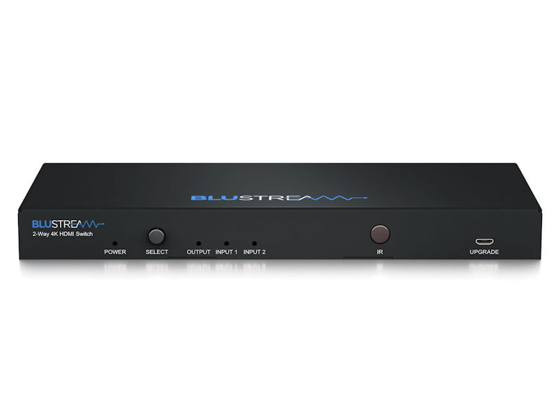 BLUSTREAM 2 Way 4K 18Gbps HDMI2.0 Switcher