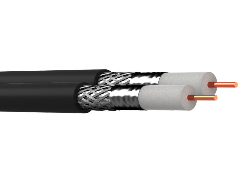 100m WEBRO Official CT100 Black PVC TWIN