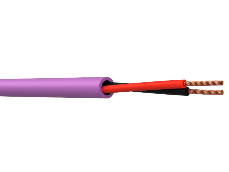 (m) WEB 14/2 LSZH Speaker Cable VIOLET