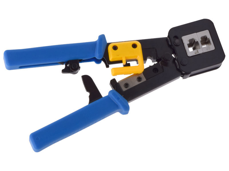 RJ45 Push Thru Crimping Tool