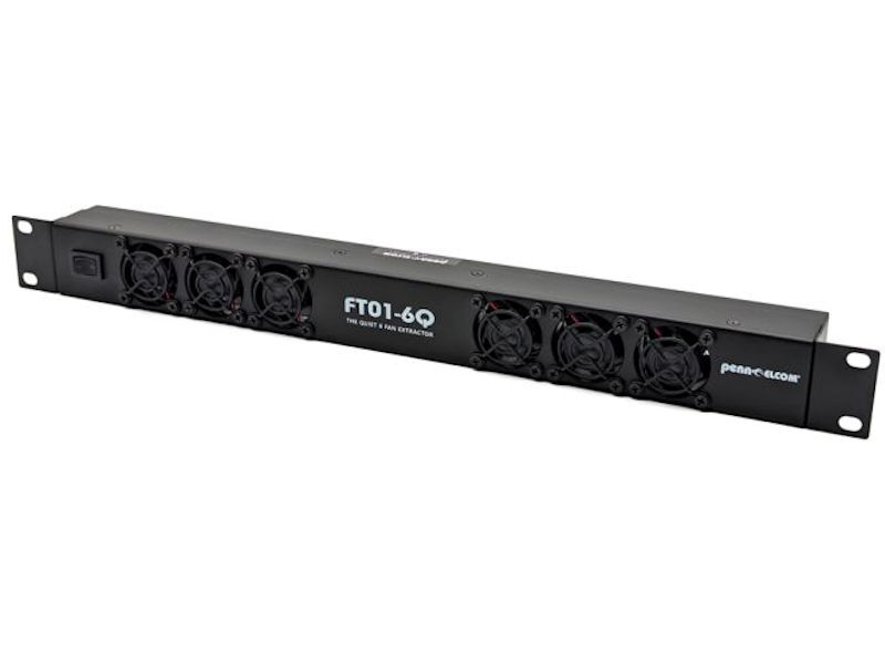 PENN-ELCOM 1U Front Facing Fan Unit