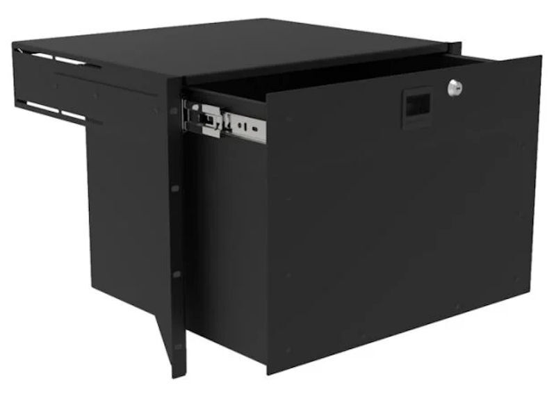 PENN-ELCOM 8U Heavy Duty Rack Mount Drawer