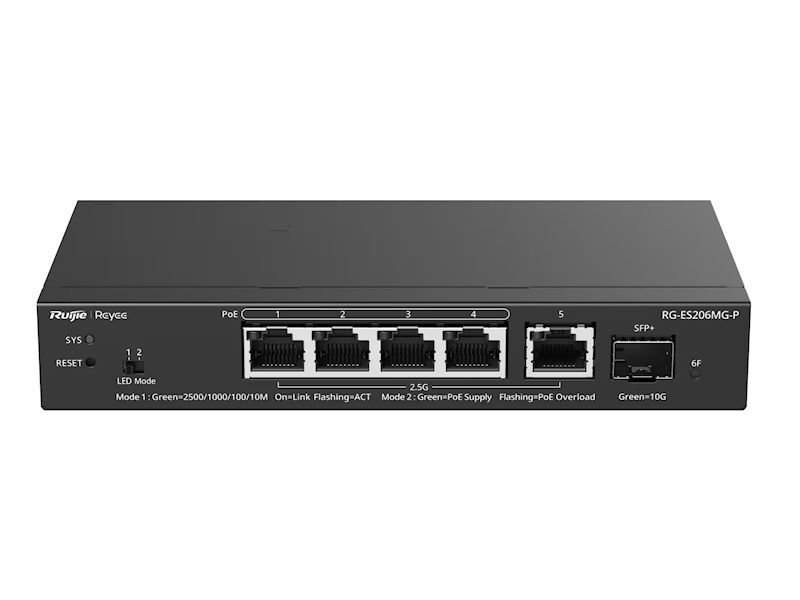 RUIJIE 5-Port Smart CCTV Switch PoE