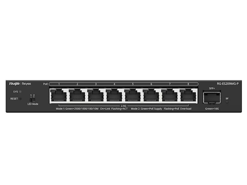 RUIJIE 8-Port CCTV Switch POE