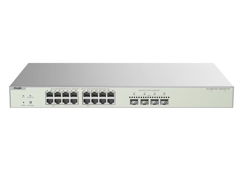 RUIJIE 16-Port Multi-Gigabit L2 Switch