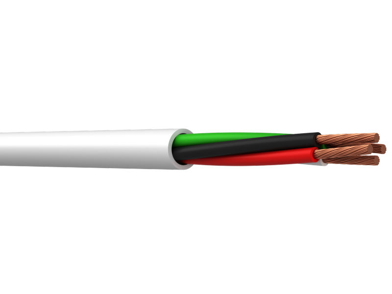 (m) WEBRO 4 Core LSZH Speaker Cable WHITE