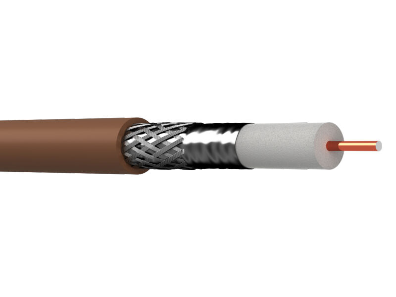 250m WEBRO Domestic RG6 Brown PVC